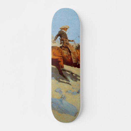 Frederic Remingtons The Cowboy (1902) Skateboard (Vorne)