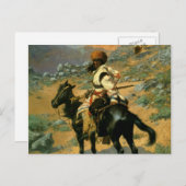 Frederic Remington's The Indian Trapper (1889) Postkarte (Vorne/Hinten)