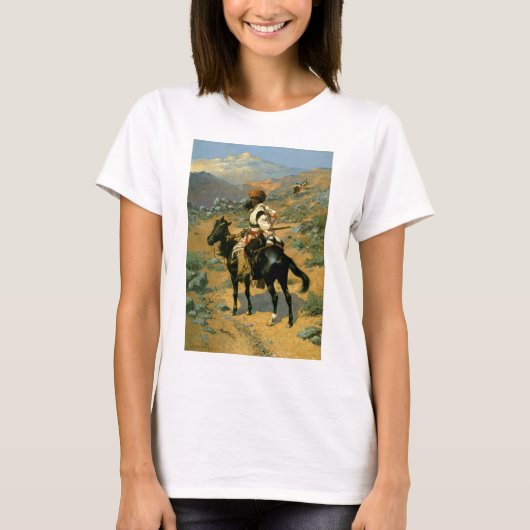 Frederic Remington's The Indian Trapper (1889) T-Shirt (Vorderseite)
