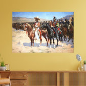 Frederic Remington's The Mexican Major (1889) Leinwanddruck (Insitu (Wohnzimmer))