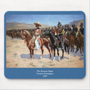 Frederic Remington's The Mexican Major (1889) Mousepad