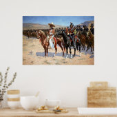Frederic Remington's The Mexican Major (1889) Poster (Küche)