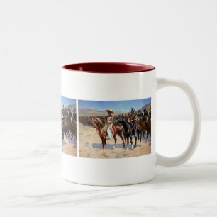 Frederic Remingtons The Mexican Major (1889) Zweifarbige Tasse