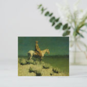 Frederic Remington's The Night Herder (ca. 1908) Einladung (Stehend Vorderseite)