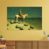 Frederic Remington's The Night Herder (ca. 1908) Leinwanddruck (Insitu (Wohnzimmer))