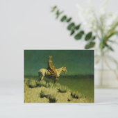 Frederic Remington's The Night Herder (ca. 1908) Postkarte (Stehend Vorderseite)