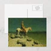 Frederic Remingtons The Night Herder (circa 1908) Postkarte (Vorne/Hinten)