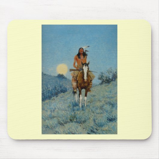 Frederic Remington's The Outlier 1909 Mousepad (Vorne)
