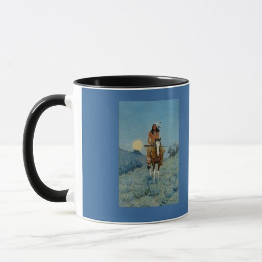 Frederic Remington's The Outlier 1909 Tasse (Links)