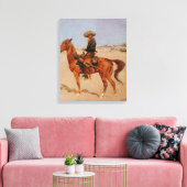 Frederic Remington's The Puncher (1895) Leinwanddruck (Insitu (Wohnzimmer))