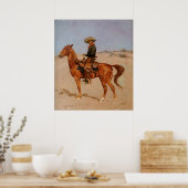Frederic Remington's The Puncher (1895) Poster (Küche)