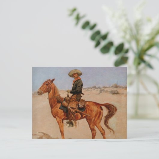Frederic Remington's The Puncher (1895) Postkarte (Stehend Vorderseite)