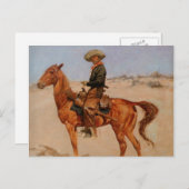 Frederic Remington's The Puncher (1895) Postkarte (Vorne/Hinten)