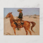 Frederic Remington's The Puncher (1895) Postkarte (Vorderseite)