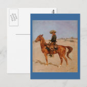 Frederic Remington's The Puncher (1895) Postkarte (Vorne/Hinten)