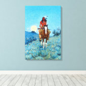 Frederic Sackrider Remington The Outlier Leinwanddruck (Insitu (Holzboden))