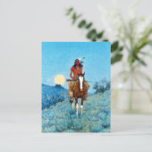 Frederic Sackrider Remington The Outlier Postkarte (Stehend Vorderseite)