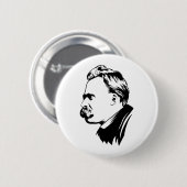 Frederich Nietzsche Portrait Button (Vorne & Hinten)