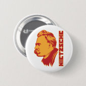 Frederich Nietzsche Portrait Button (Vorne & Hinten)