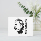 Frederich Nietzsche Portrait Postcard Postkarte (Stehend Vorderseite)