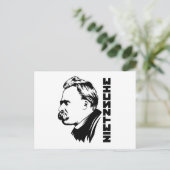 Frederich Nietzsche Portrait Postcard Postkarte (Stehend Vorderseite)