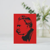 Frederich Nietzsche Portrait Postkarte (Stehend Vorderseite)