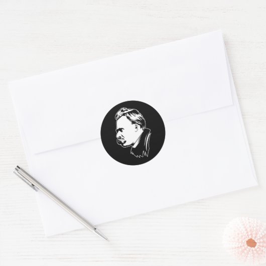Frederich Nietzsche Portrait Sticker (Umschlag)