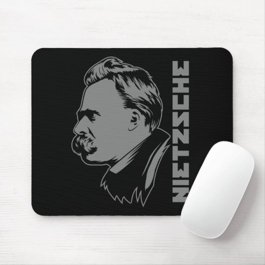 Frederich Nietzsche Porträt Mousepad (Mit Mouse)