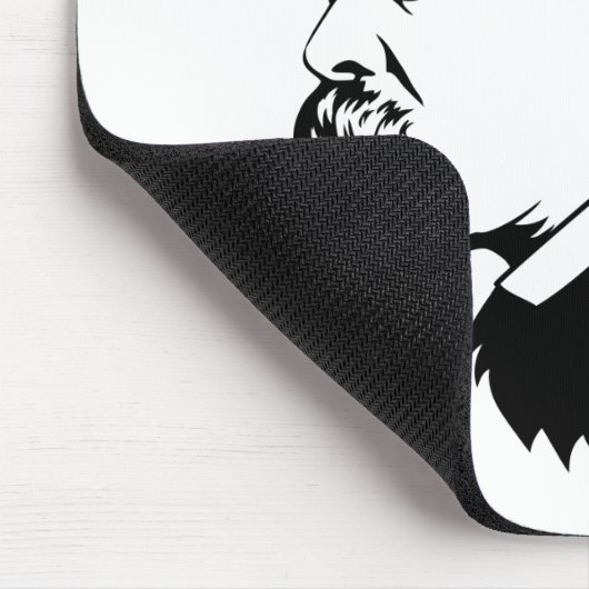Frederich Nietzsche Porträt Mousepad (Ecke)