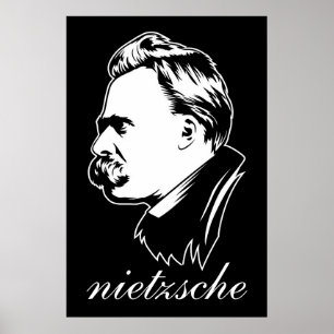 Frederich Nietzsche Porträt Mousepad Poster