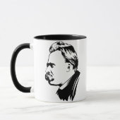 Frederich Nietzsche Porträt-Tasse Tasse (Links)
