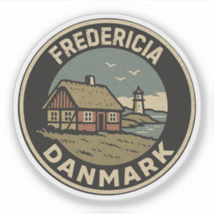 Fredericia, Dänemark Aufkleber