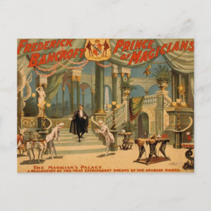 Frederick Bancroft, 'Der Palast des Magiers' Postkarte