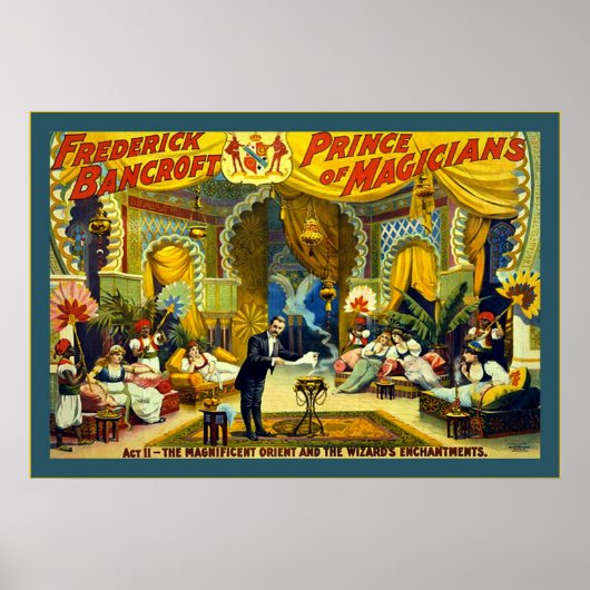Frederick Bancroft, Prinz der Magier Poster (Vorne)