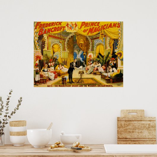 Frederick Bancroft Prinz von Zauberern Poster (Küche)