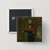 Frederick das große gekleidet im Kostüm Button (Vorne & Hinten)