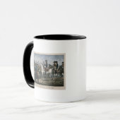 Frederick das große mit den Bauern Tasse (Vorderseite Links)