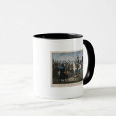 Frederick das große mit den Bauern Tasse (VorderseiteRechts)