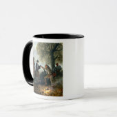 Frederick das große mit Zieten am Lager Tasse (Vorderseite Links)