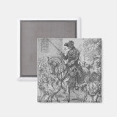 Frederick der Große Preußen Magnet (Vorderseite/Rückseite)