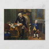 Frederick der Große und sein Großneffe Postkarte (Vorderseite)