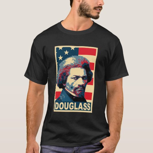 Frederick Douglass American Hero T-Shirt (Vorderseite)