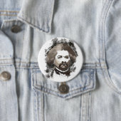 Frederick Douglass Aquarellbilder Portrait Button (Beispiel)