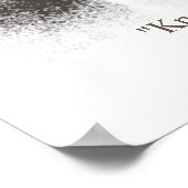 Frederick Douglass Aquarellbilder Portrait Poster (Ecke)