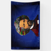 Frederick Douglass c1860s, Juneteenth Word Cloud Banner (Vertikal)
