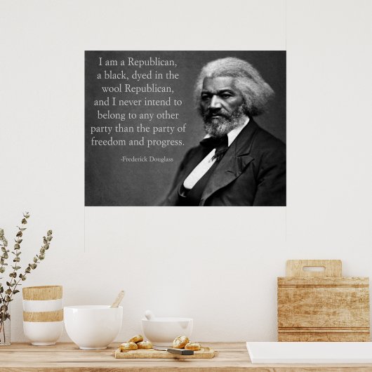 Frederick Douglass Conservative Poster (Küche)