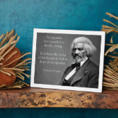 Frederick Douglass Free Speech Fotoplatte (Seite)