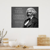 Frederick Douglass Free Speech Poster (Küche)
