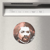 Frederick Douglass Gold Aquarellbilder Magnet (In Situ (Geschirrspüler))