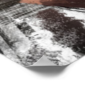 Frederick Douglass Gold Aquarellbilder Poster (Ecke)